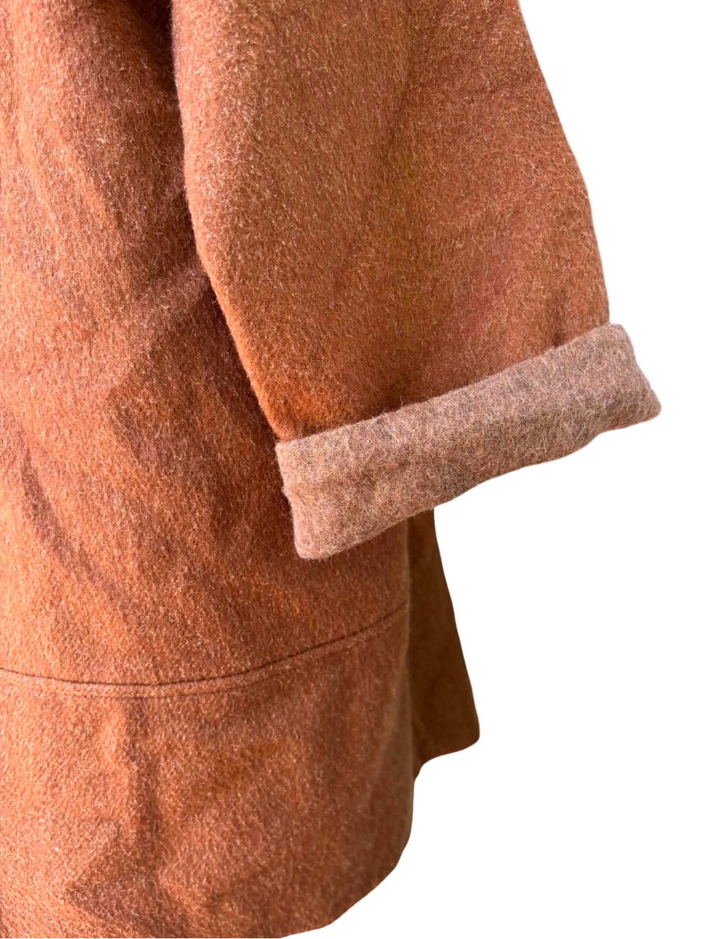 Eileen Fisher Baby Alpaca Wool Blend Cocoon Coat - Picture 8 of 11